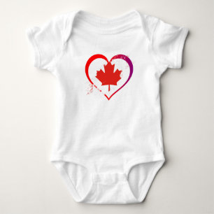Canada Day Baby Bodysuit