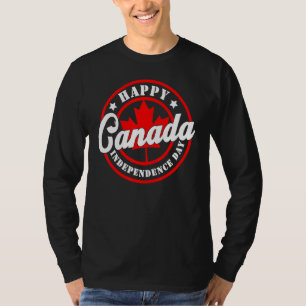 Canada Day Celebration Happy Canada Day Maple Flag T-Shirt