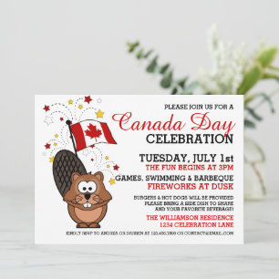 Canada Day Celebration Invitation