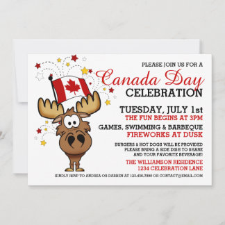 Canada Day Celebration Invitation