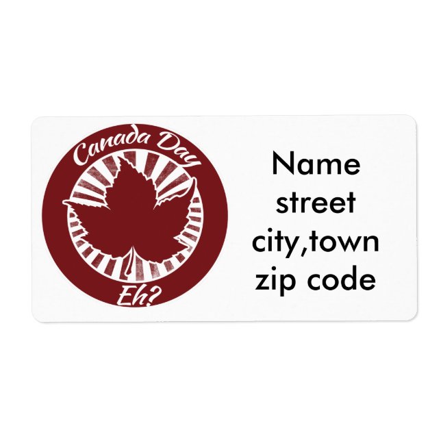 Canada day eh (Front)