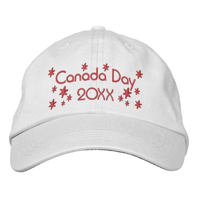 Canada Day  Embroidered Hat (Front)