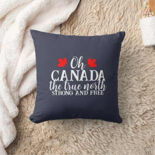 Canada Day Family Matching T-Shirt Throw Pillow