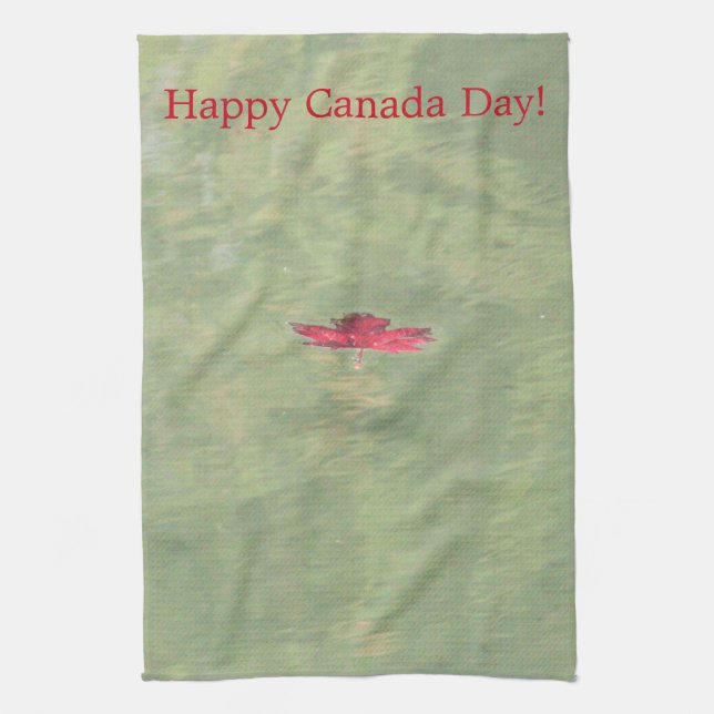 Canada Day Hand-towel Kitchen Towel (Vertical)