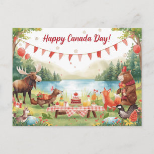 Canada Day Holiday Postcard