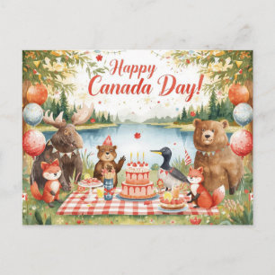Canada Day Holiday Postcard