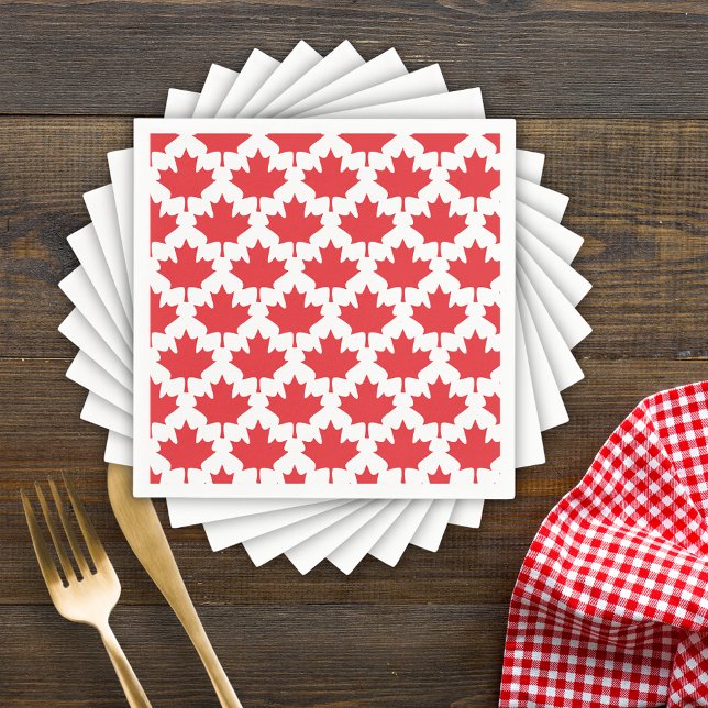 Canada Day Maple Leaf Napkin (Creator Uploaded)