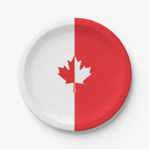 Canada Day Maple Leaf Red & White
