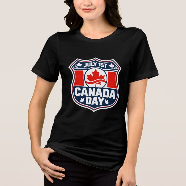 Canada Day Maple Leaf Tee (Front)