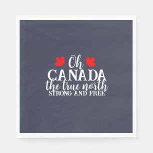 Canada Day Napkin