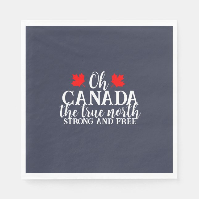 Canada Day  Napkin (Front)