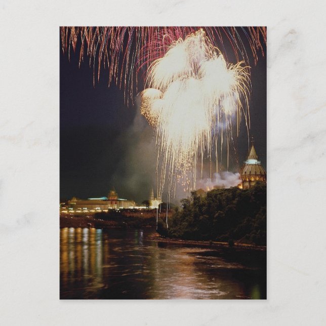 Canada Day on the Ottawa River, Ontario, Canada Postcard (Front)