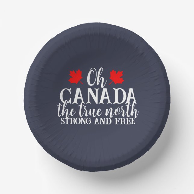 Canada Day  Paper Plate (Front)