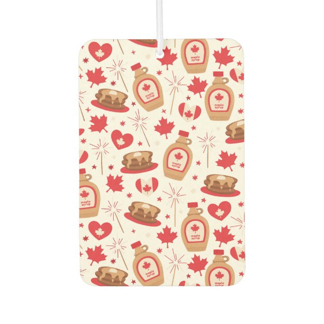 Canada Day Party Car Freshener (Front)