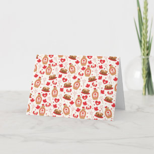 Canada Day Party Greeting Card (Blank)