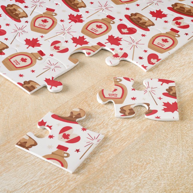 Canada Day Party Jigsaw Puzzle (Side)
