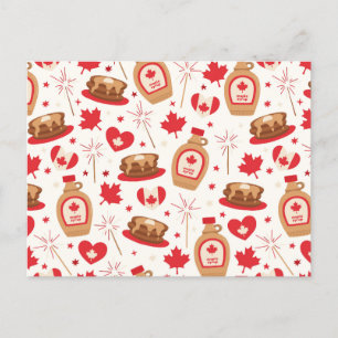 Canada Day Party Postcard