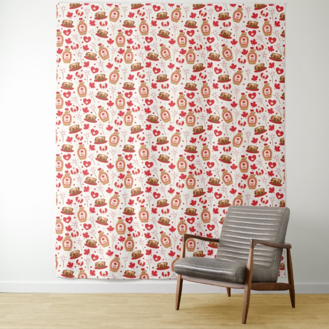 Canada Day Party Tapestry (In Situ)