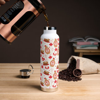 Canada Day Party Water Bottle