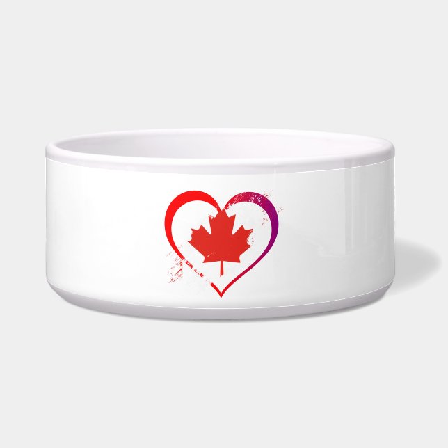 Canada Day Pet Bowl (Front)