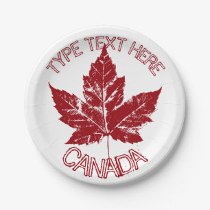 Canada Day Plates Cool Custom Canada Paper Plates