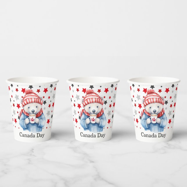 Canada Day themed  Paper Cups (Multi)