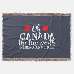 Canada Day  Throw Blanket