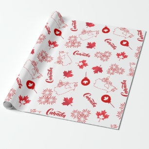 Canada Day Wrapping Paper