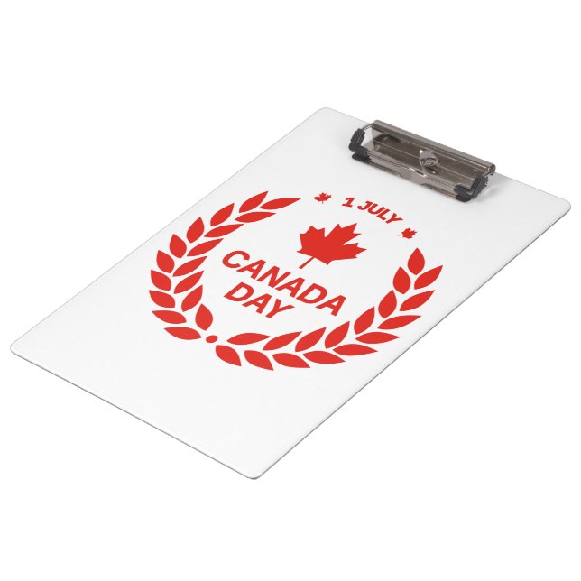 Canada Day Wreath Clipboard (Angled)