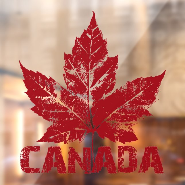 Canada Decals Personalize Cool Canada Window Decal (Sheet 2)