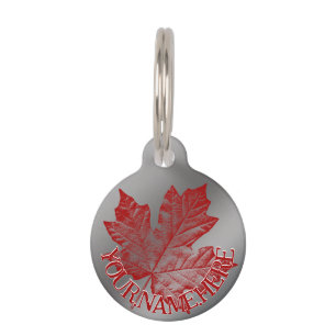 Canada Dog Tags Personalized Canada Pet Souvenirs