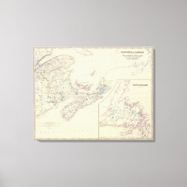Canada E Canvas Print (Front)