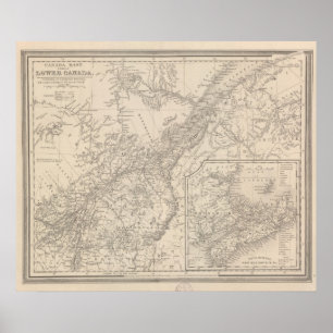 Canada East Lower Poster