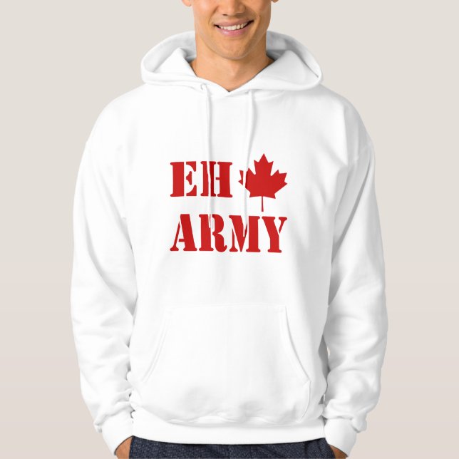 Canada Eh Army Hoodie (Front)