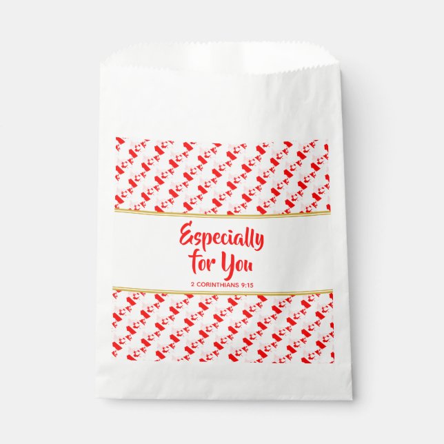 CANADA Especially For You Custom Thank You Favour Bag (Front)