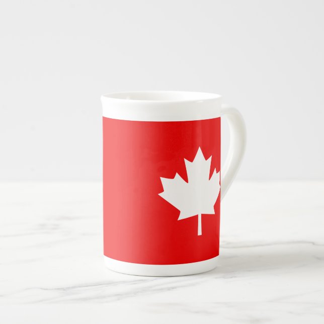 Canada Established 1867 Anniversary 150 Years Bone China Mug (Front Right)