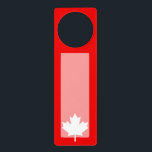 Canada Established 1867 Anniversary 150 Years Door Hanger<br><div class="desc">An all Canadian stylish classic white symbol maple leaf custom design gift for all festive occasions and friendly gatherings. A great gift to wear or to share. A design statement that is sure to make an impression on formal and on casual occasions. Or perhaps a last minute gift for yourself...</div>