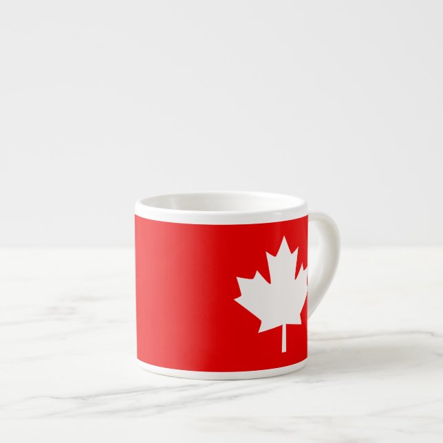 Canada Established 1867 Anniversary 150 Years Espresso Cup (Front Right)