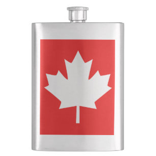 Canada Established 1867 Anniversary 150 Years Hip Flask