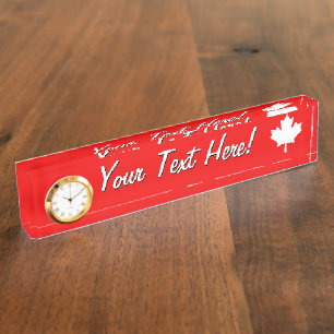 Canada Established 1867 Anniversary 150 Years Nameplate