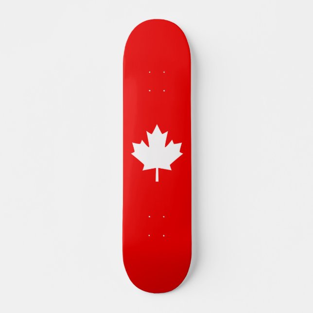 Canada Established 1867 Anniversary 150 Years Skateboard (Front)