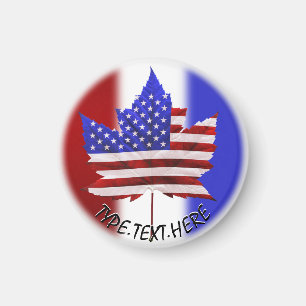 Canada États-Unis Aimants frigo souvenir