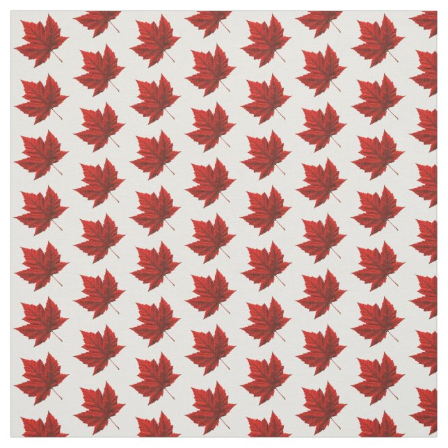Canada Fabric Canada Flag Fabric Customized Fabric (Swatch)