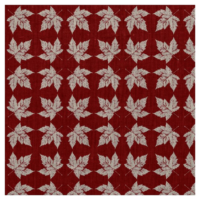 Canada Fabric Canada Flag Fabric Customized Fabric (Swatch)