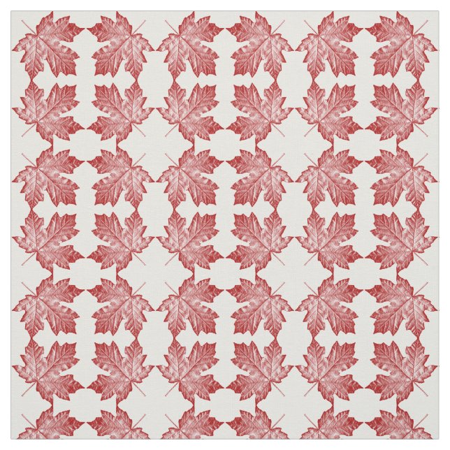 Canada Fabric Canada Flag Fabric Customized Fabric (Swatch)