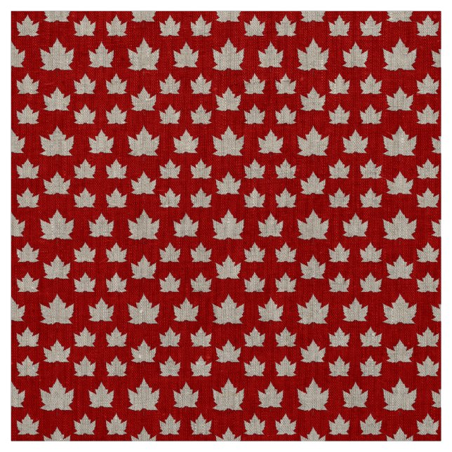 Canada Fabric Canada Flag Fabric Customized Fabric (Swatch)