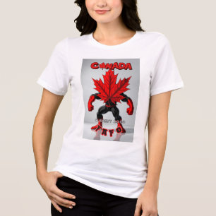 Canada FAFO Women's T-shirt Tri-Blend Shirt
