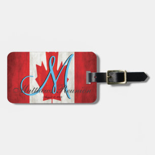 Canada Family Reunion Monogram Luggage Tag