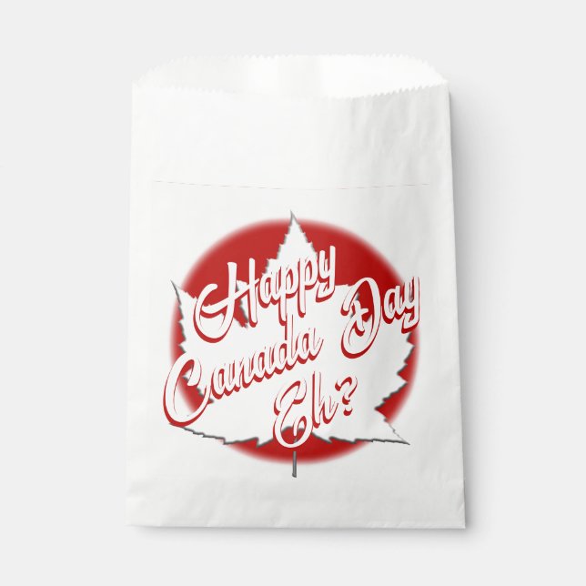 Canada Favour Bag Personalize Canada Gift Bags (Front)