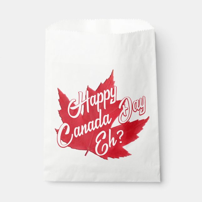 Canada Favour Bag Personalize Canada Gift Bags (Front)